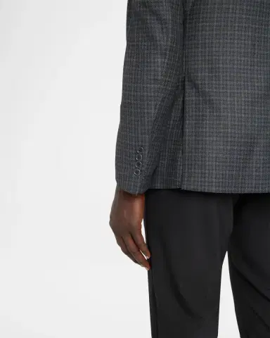 Emporio Armani Blur Box Checked Wool Sport Coat | Thumbnail 8