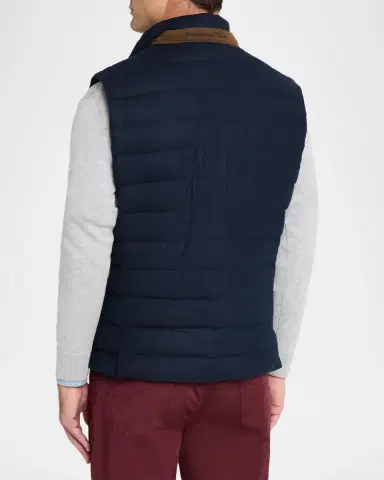 Polo Ralph Lauren Stanwood Wool-Blend Brushed Down Vest | Thumbnail 3 Polo Ralph Lauren Stanwood Wool-Blend Brushed Down Vest | Thumbnail 3