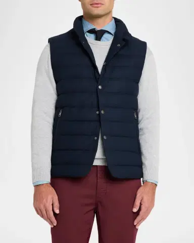 Polo Ralph Lauren Stanwood Wool-Blend Brushed Down Vest | Thumbnail 4 Polo Ralph Lauren Stanwood Wool-Blend Brushed Down Vest | Thumbnail 4