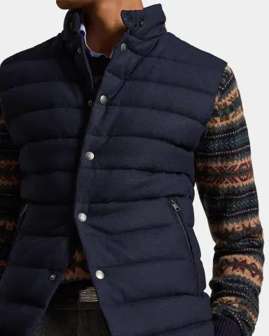 Polo Ralph Lauren Stanwood Wool-Blend Brushed Down Vest | Thumbnail 6 Polo Ralph Lauren Stanwood Wool-Blend Brushed Down Vest | Thumbnail 6