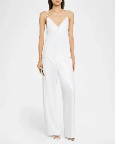 Alberta Ferretti Mid-Rise Sequined Straight-Leg Trousers | Thumbnail 2 Alberta Ferretti Mid-Rise Sequined Straight-Leg Trousers | Thumbnail 2