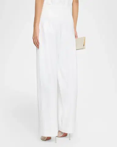 Alberta Ferretti Mid-Rise Sequined Straight-Leg Trousers | Thumbnail 3 Alberta Ferretti Mid-Rise Sequined Straight-Leg Trousers | Thumbnail 3