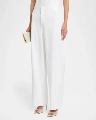 Alberta Ferretti Mid-Rise Sequined Straight-Leg Trousers | Thumbnail 4 Alberta Ferretti Mid-Rise Sequined Straight-Leg Trousers | Thumbnail 4