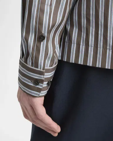 Dries Van Noten Carlty Striped Cotton Shirt | Thumbnail 5