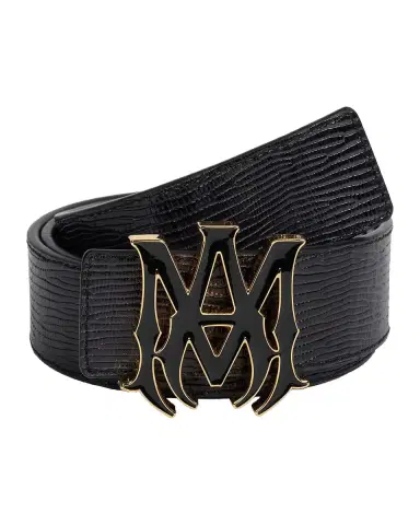 AMIRI Men's Lizard-Embossed Leather Belt | Thumbnail 2 AMIRI Men's Lizard-Embossed Leather Belt | Thumbnail 2