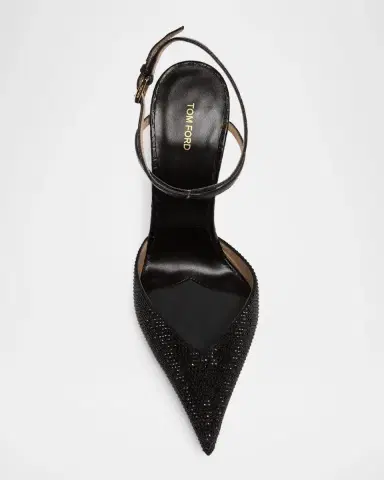 Tom Ford Selen 105MM Embellished Leather Pumps | Thumbnail 4