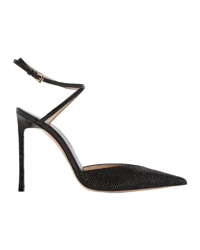 Tom Ford Selen 105MM Embellished Leather Pumps