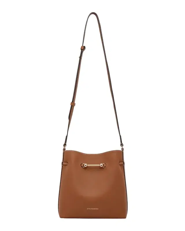Strathberry Corda Small Leather Bucket Bag