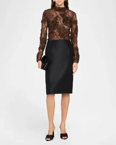 Aknvas Freja Floral Lace High-Neck Top | Thumbnail 2 Aknvas Freja Floral Lace High-Neck Top | Thumbnail 2
