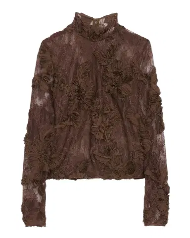 Aknvas Freja Floral Lace High-Neck Top | Thumbnail 1 Aknvas Freja Floral Lace High-Neck Top | Thumbnail 1
