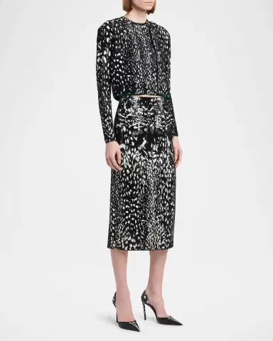 Tom Ford 105mm Vertigo Sequined d 'Orsay Pumps | Thumbnail 2