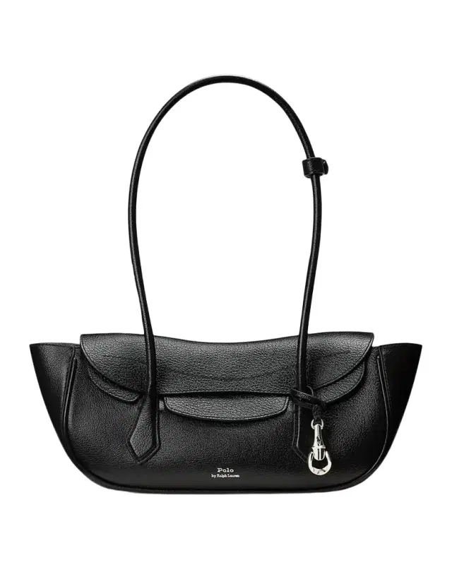 Polo Ralph Lauren Grain Leather Shoulder Bag