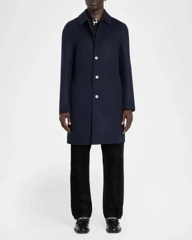 Burberry Men's Worthing Wool-Blend Car Coat | Thumbnail 2
