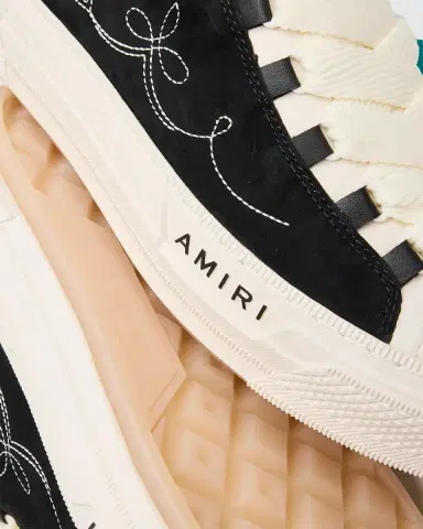 AMIRI Men's Leather Western MA Court Sneakers | Thumbnail 3 AMIRI Men's Leather Western MA Court Sneakers | Thumbnail 3