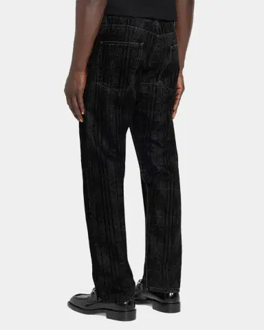 Burberry Danny Check Straight-Leg Jeans | Thumbnail 3 Burberry Danny Check Straight-Leg Jeans | Thumbnail 3