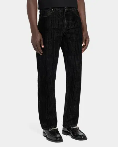 Burberry Danny Check Straight-Leg Jeans | Thumbnail 4 Burberry Danny Check Straight-Leg Jeans | Thumbnail 4