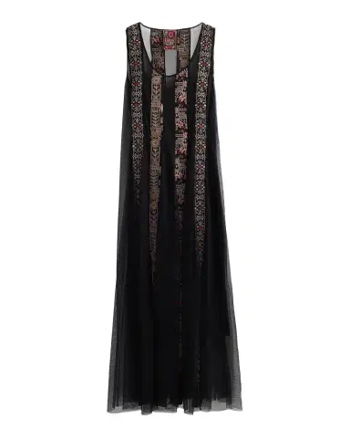 Johnny Was Ilenia Geometric Embroidered Mesh Maxi Dress | Thumbnail 1 Johnny Was Ilenia Geometric Embroidered Mesh Maxi Dress | Thumbnail 1