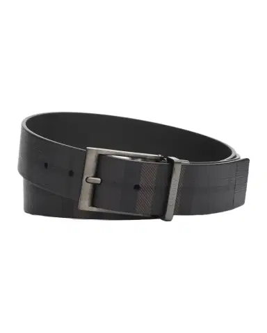 Burberry Louis Reversible Check Leather Belt | Thumbnail 1 Burberry Louis Reversible Check Leather Belt | Thumbnail 1
