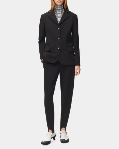 Loewe Wool Stirrup Trousers | Thumbnail 2 Loewe Wool Stirrup Trousers | Thumbnail 2