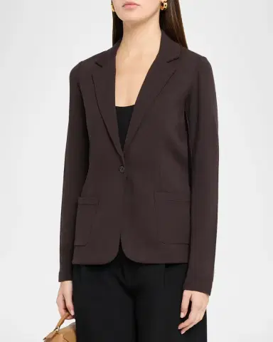 MAJESTIC FILATURES French Terry Single-Button Blazer | Thumbnail 4