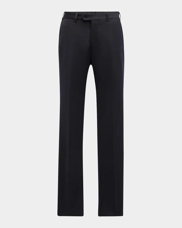Giorgio Armani Straight-Leg Wool Trousers