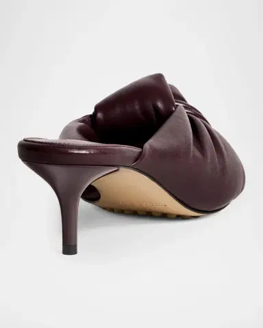 Bottega Veneta 35mm Cherry Knotted Leather Mule Sandals | Thumbnail 3