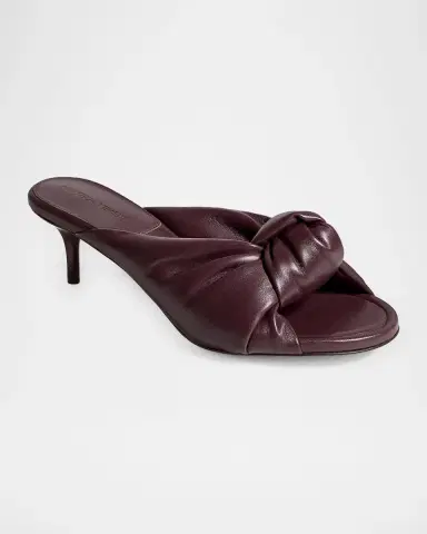 Bottega Veneta 35mm Cherry Knotted Leather Mule Sandals | Thumbnail 5