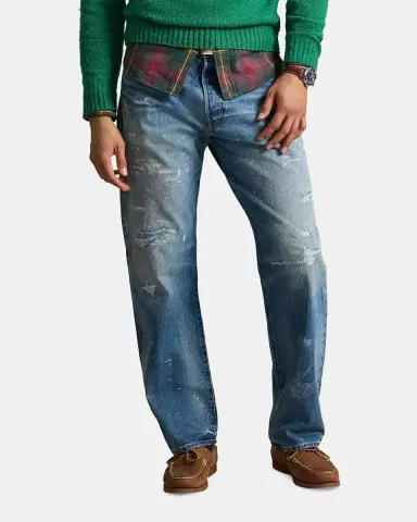 Polo Ralph Lauren Men's Vintage Classic Distressed Jean | Thumbnail 4