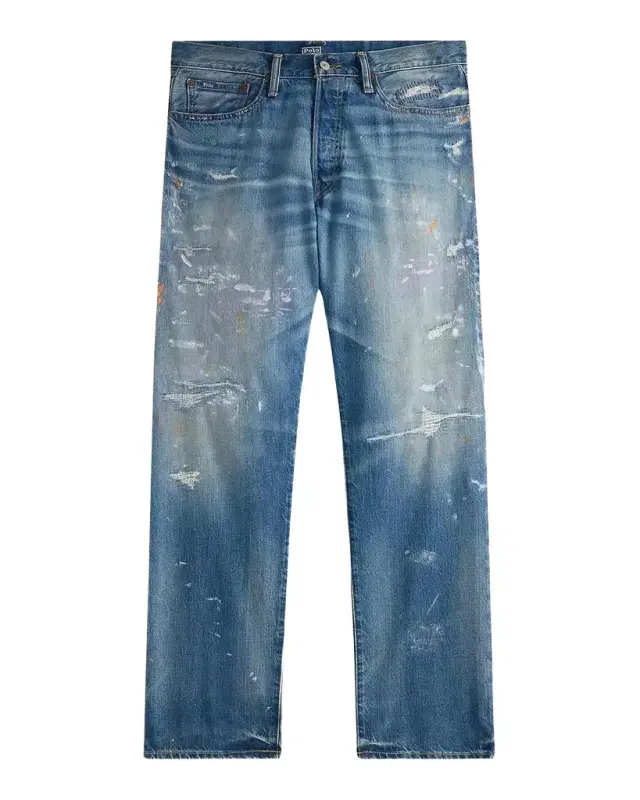 Polo Ralph Lauren Men's Vintage Classic Distressed Jean