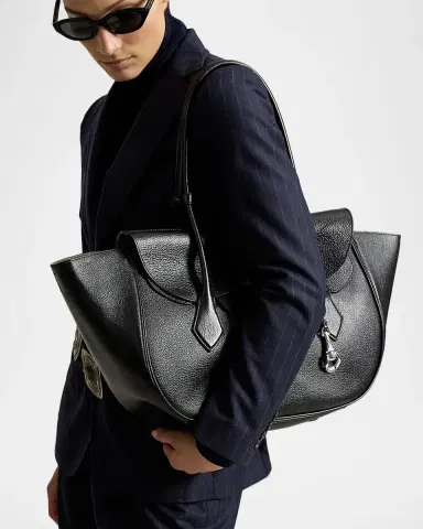 Polo Ralph Lauren Grain Leather Shoulder Bag | Thumbnail 5 Polo Ralph Lauren Grain Leather Shoulder Bag | Thumbnail 5