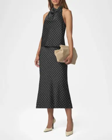 Joe's Jeans Ines Polka Dot A-Line Midi Skirt | Thumbnail 2 Joe's Jeans Ines Polka Dot A-Line Midi Skirt | Thumbnail 2