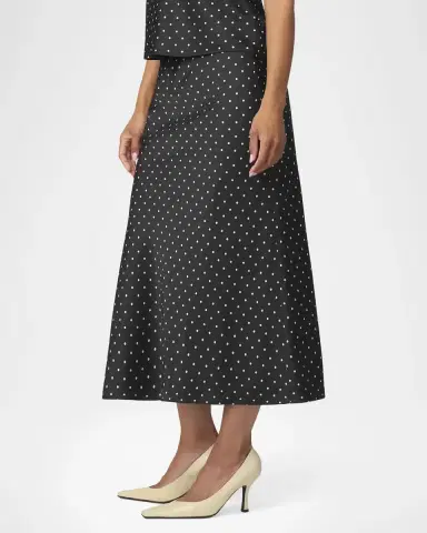 Joe's Jeans Ines Polka Dot A-Line Midi Skirt | Thumbnail 5 Joe's Jeans Ines Polka Dot A-Line Midi Skirt | Thumbnail 5