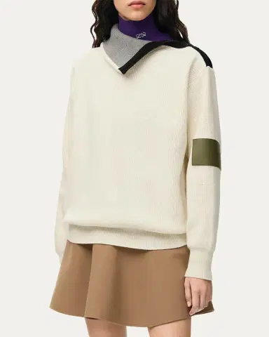 Loewe Cotton Zip-Front Sweater | Thumbnail 4 Loewe Cotton Zip-Front Sweater | Thumbnail 4