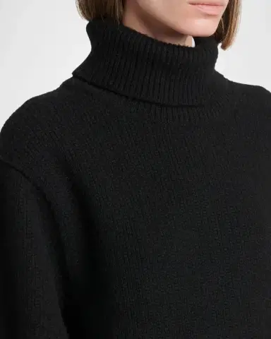 Tom Ford Wool-Cashmere-Mohair Chunky Knit Turtleneck Sweater | Thumbnail 5