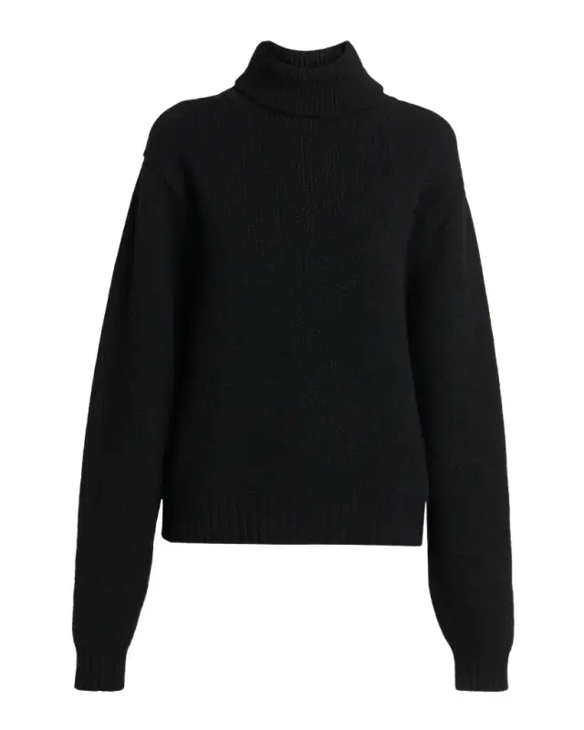Tom Ford Wool-Cashmere-Mohair Chunky Knit Turtleneck Sweater