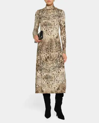 Ramy Brook Valerie Python Print Midi Dress | Thumbnail 2 Ramy Brook Valerie Python Print Midi Dress | Thumbnail 2