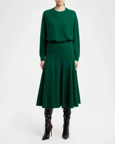 Tom Ford Cashmere Knit Midi Flare Skirt | Thumbnail 2