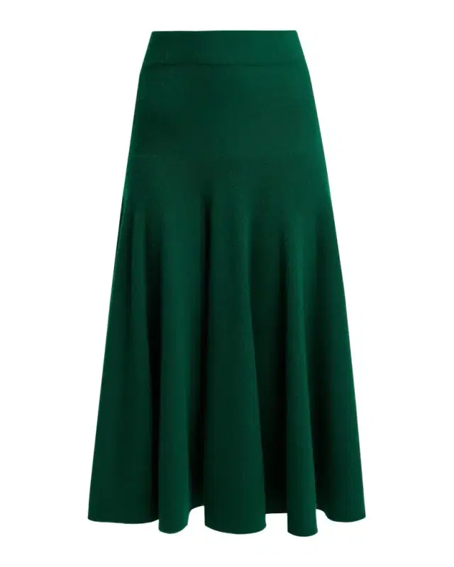 Tom Ford Cashmere Knit Midi Flare Skirt