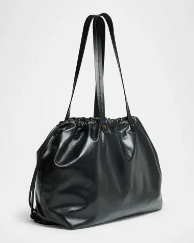 Isabel Marant Silven East-West Drawstring Leather Shoulder Bag | Thumbnail 3 Isabel Marant Silven East-West Drawstring Leather Shoulder Bag | Thumbnail 3