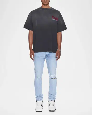 Ksubi Men's Van Winkle Kristal Logo Skinny Jeans | Thumbnail 2 Ksubi Men's Van Winkle Kristal Logo Skinny Jeans | Thumbnail 2