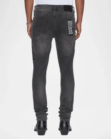 Ksubi Men's Van Winkle Graphite Racer Skinny Jeans | Thumbnail 3 Ksubi Men's Van Winkle Graphite Racer Skinny Jeans | Thumbnail 3