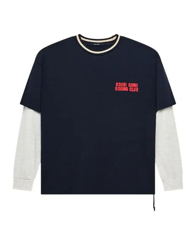Ksubi Men's Layered Cotton Long Sleeve T-Shirt
