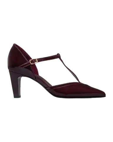 Bernardo 70mm Gianna Leather T-Strap Pumps | Thumbnail 1 Bernardo 70mm Gianna Leather T-Strap Pumps | Thumbnail 1