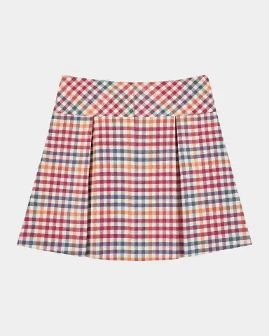 Florence Eiseman Plaid Pleated Mini Skirt | Thumbnail 2