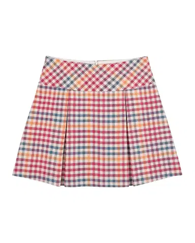 Florence Eiseman Plaid Pleated Mini Skirt | Thumbnail 1