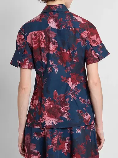 Erdem Women's Floral Cotton Button-Front Shirt | Thumbnail 3 Erdem Women's Floral Cotton Button-Front Shirt | Thumbnail 3