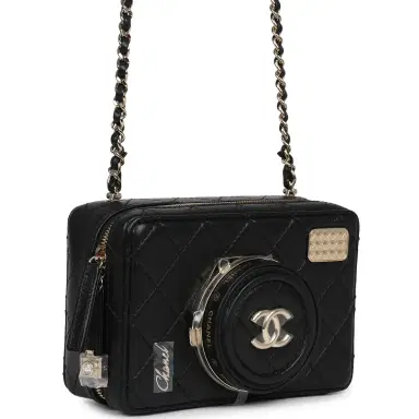 Chanel Chanel Coco Click Camera Bag Black Lambskin Light Gold Hardware | Thumbnail 2 Chanel Chanel Coco Click Camera Bag Black Lambskin Light Gold Hardware | Thumbnail 2