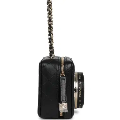 Chanel Chanel Coco Click Camera Bag Black Lambskin Light Gold Hardware | Thumbnail 3 Chanel Chanel Coco Click Camera Bag Black Lambskin Light Gold Hardware | Thumbnail 3