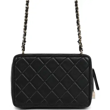 Chanel Chanel Coco Click Camera Bag Black Lambskin Light Gold Hardware | Thumbnail 4 Chanel Chanel Coco Click Camera Bag Black Lambskin Light Gold Hardware | Thumbnail 4