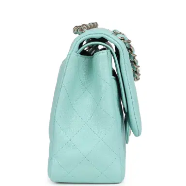 Chanel Chanel Jumbo Classic Double Flap Light Blue Caviar Light Gold Hardware | Thumbnail 3 Chanel Chanel Jumbo Classic Double Flap Light Blue Caviar Light Gold Hardware | Thumbnail 3